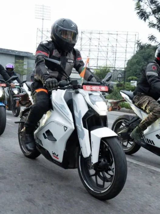 Electric Motorcycle Riders