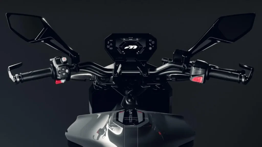 front dashboard of ultraviolette f77