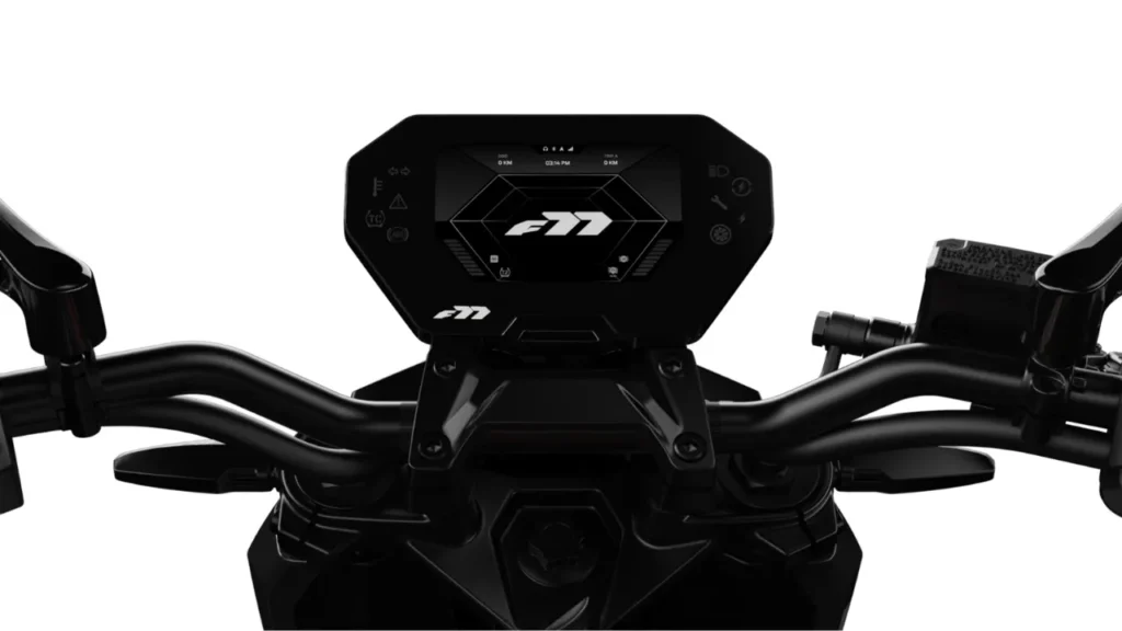 front dashboard of F77